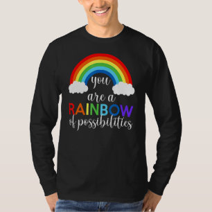 Lehrer Sie sind ein Regenbogen der Möglichkeiten L T-Shirt