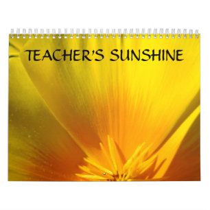 LEHRER SONNENSCHEIN Kalender Geschenk Florale Gärt