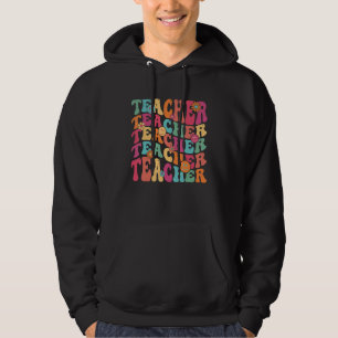 Lehrer Spaß Retro 60er 70er 80er Vintage Schule Hoodie