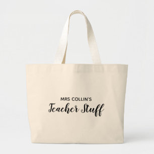 Lehrer stecken Tote-Tasche Jumbo Stoffbeutel