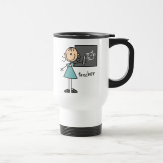 Lehrer-Strichmännchen-Tasse Reisebecher
