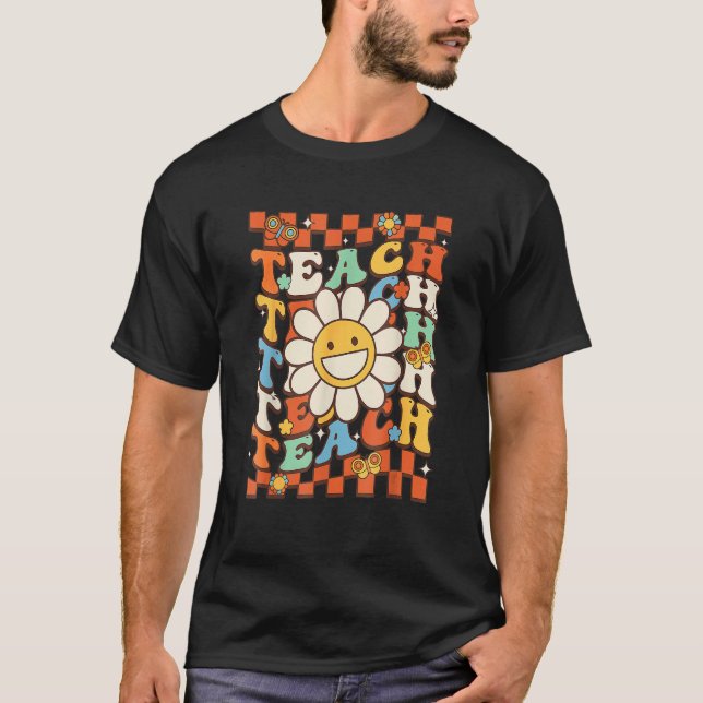 Lehrer Student zurück zur Schule Niedliche Blume G T-Shirt (Vorderseite)