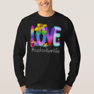 Lehrer Summer Liebe Beach Summer Custodio Leben T-Shirt