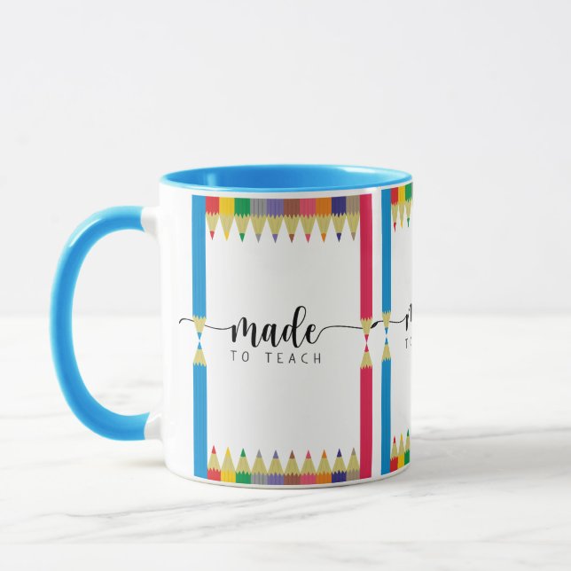 Lehrer Superhelden für Combo-Tasse Tasse (Links)