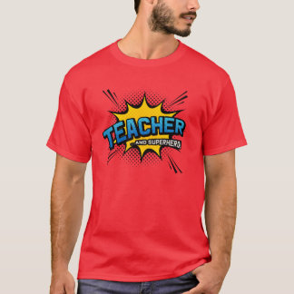 Lehrer & Superhero - Schulende T-Shirt