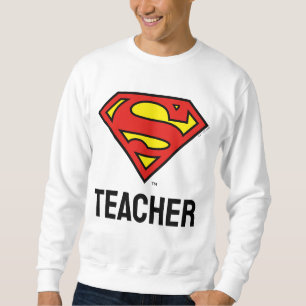 Lehrer Superman S-Shield   Superman-Logo Sweatshirt