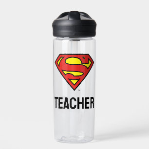 Lehrer Superman S-Shield   Superman-Logo Trinkflasche