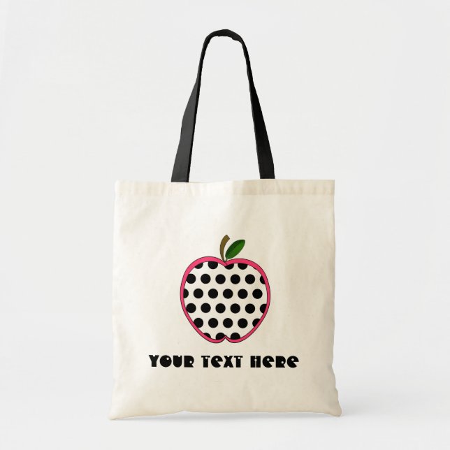 Lehrer-Tasche - Tupfen Apple Tragetasche (Vorne)