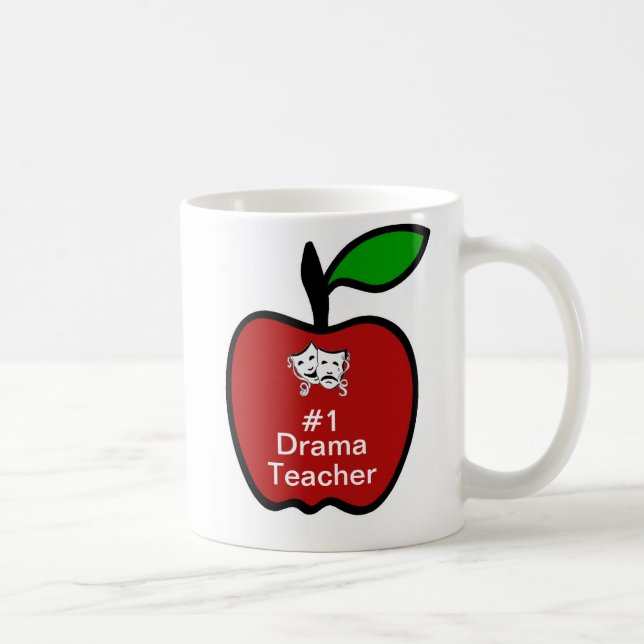 Lehrer-Tasse des Drama-#1 Kaffeetasse (Rechts)