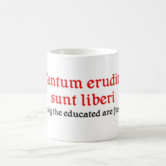 Lehrer-Tasse mit lateinischer Phrase Tasse