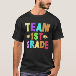 Lehrer Team Lehrer Erzieher Schule der 1. Klasse T-Shirt