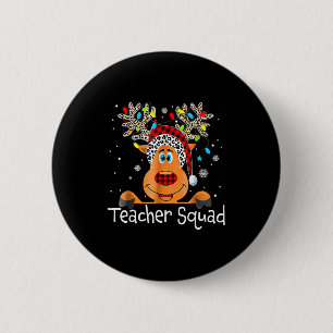 Lehrer-Team-Rentier-Lehrer-Weihnachten-Xmas Button