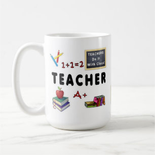 Lehrer tun es mit Klasse Tasse