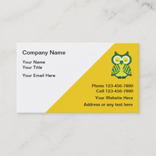 Lehrer-Tutor-Visitenkarten Visitenkarte