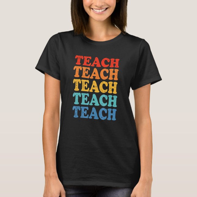 Lehrer unterrichten 2 T-Shirt (Vorderseite)