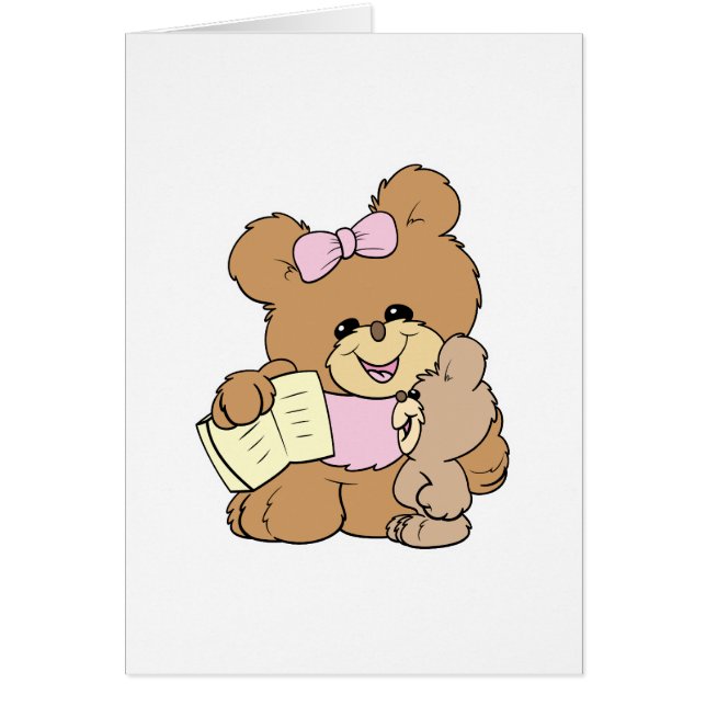Lehrer unterrichten Baby Teddy Bärendesign (Vorne)