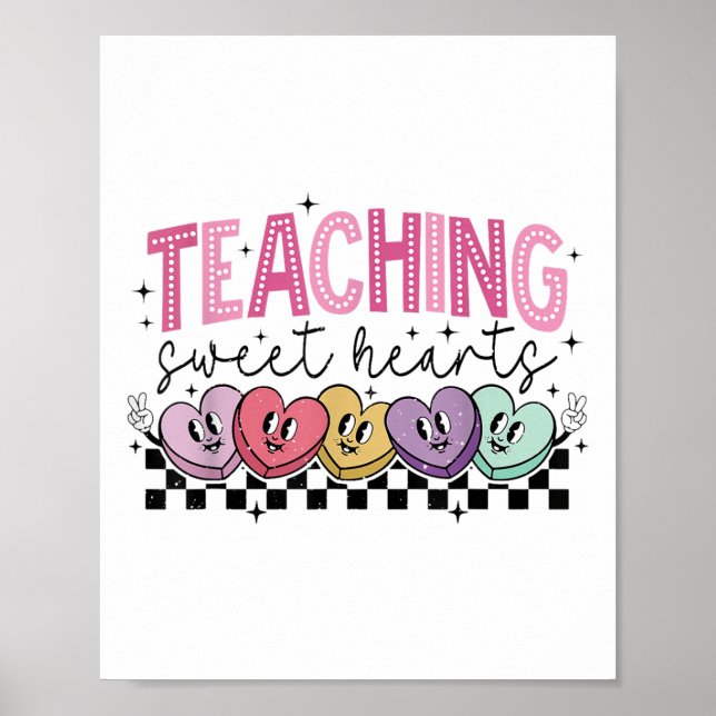 Lehrer Valentine, Süßes Herz Poster (Vorne)
