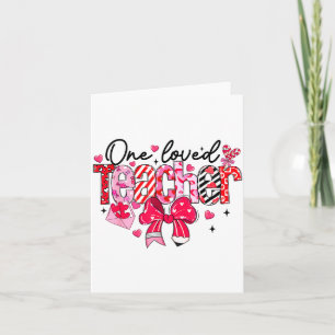 Lehrer-Valentinstag liebte Lehrer Valentinstag Co Karte