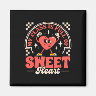Lehrer Valentinstag-Shirt Meine Klasse Ist Voller Magnet