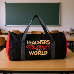 Lehrer verändern die Welt Duffle Bag