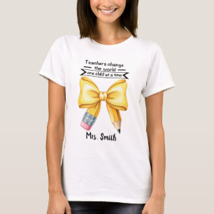 Lehrer verändern die Welt T-Shirt