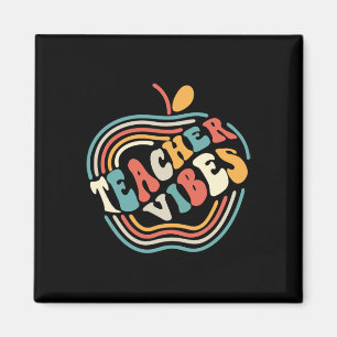 Lehrer Vibes Retro Erster 1. Schultag Byck T Magnet