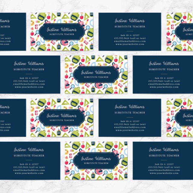 Lehrer Visitenkarte (Von Creator hochgeladen)