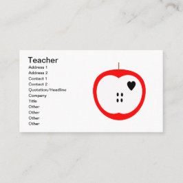 Lehrer Visitenkarte