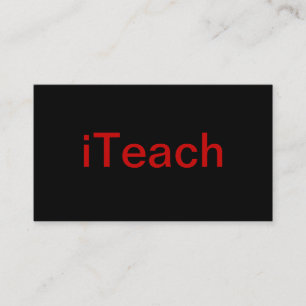 Lehrer-Visitenkarte Visitenkarte