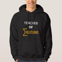 Lehrer von Alkolution Algebra Math Teacher Hoodie