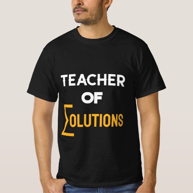 Lehrer von Alkolution Algebra Math Teacher T-Shirt (Vorderseite)
