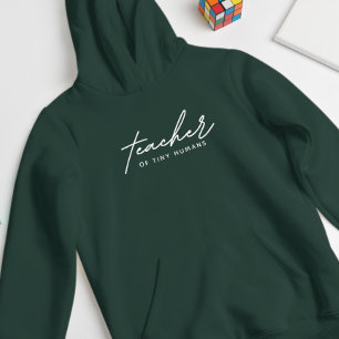 Lehrer von kleinen Menschen Skript Hoodie