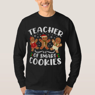 Lehrer von Smart Cookies Weihnachts-Lebkuchen-Schn T-Shirt