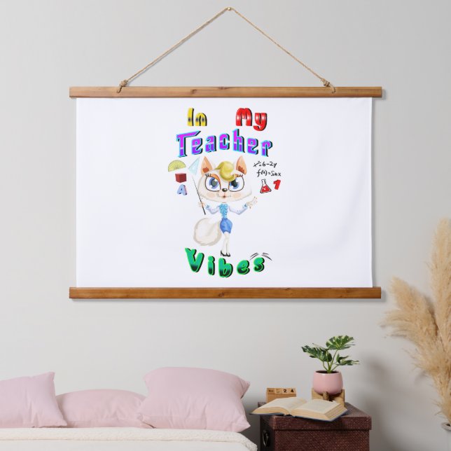 Lehrer Wandteppich Mit Holzrahmen (Schlafzimmer)