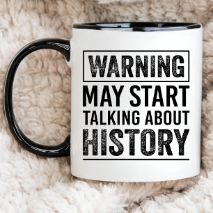 Lehrer, Warnung Kann anfangen, über Geschichte zu Tasse