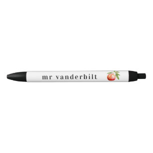 Lehrer Wasserfarbe Peach Grafik Spaß Kugelschreiber
