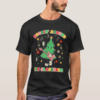 Lehrer Weihnachten Handwerker Pajama Matching Rock T-Shirt