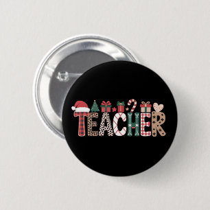 Lehrer Weihnachten Leben Lehren Liebe Inspirierend Button