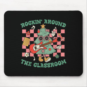 Lehrer Weihnachten Rockt Um Den Klassenraum Männer Mousepad