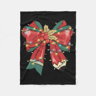 Lehrer Weihnachts-Schleife Coquette Bleistift Xmas Fleecedecke