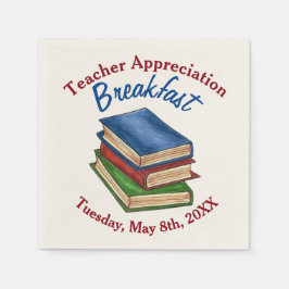 Lehrer Wertschätzung Frühstück Rente Party Serviette