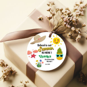 Lehrer Wertschätzung Geschenk Tags Sunshine Vielen Geschenkanhänger