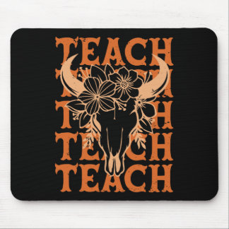 Lehrer Western Boho Wilder Westen Bullenschädel By Mousepad
