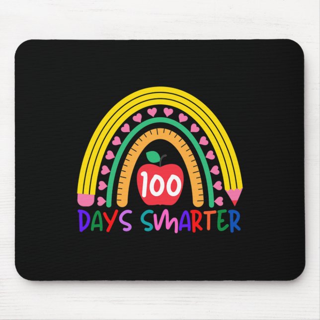 Lehrer zitieren 100 Tage Schullehrer und -studium Mousepad (Vorne)