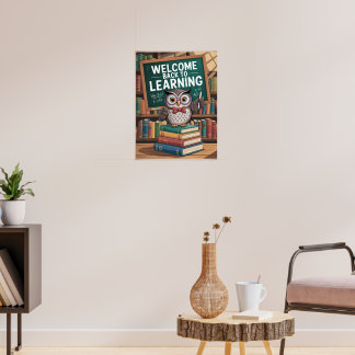 Lehrer zurück zum Schulposter, Poster