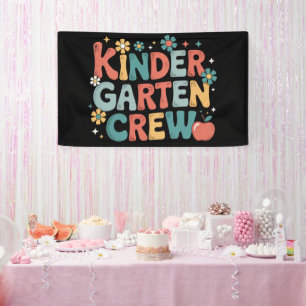 Lehrer zurück zur Crew des Kindergartens Banner