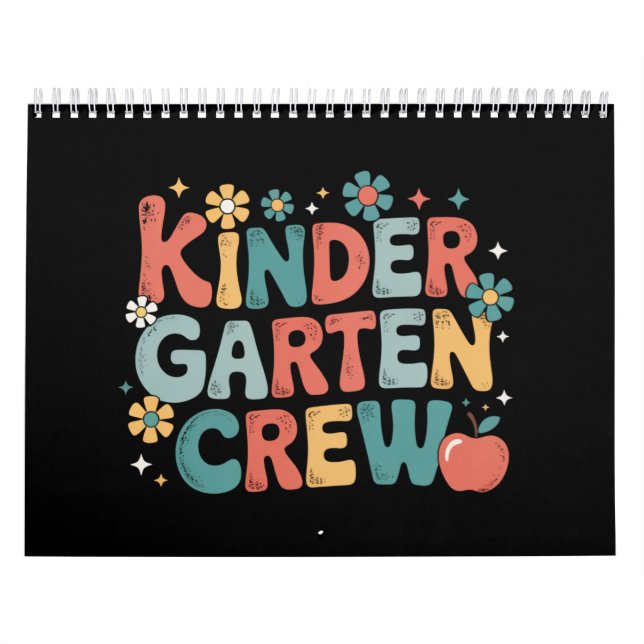 Lehrer zurück zur Crew des Kindergartens Kalender (Titelbild)