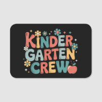Lehrer zurück zur Crew des Kindergartens