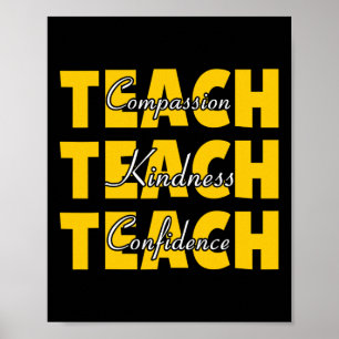 Lehrer zurück zur Schule 100 Tage Schule für Fraue Poster