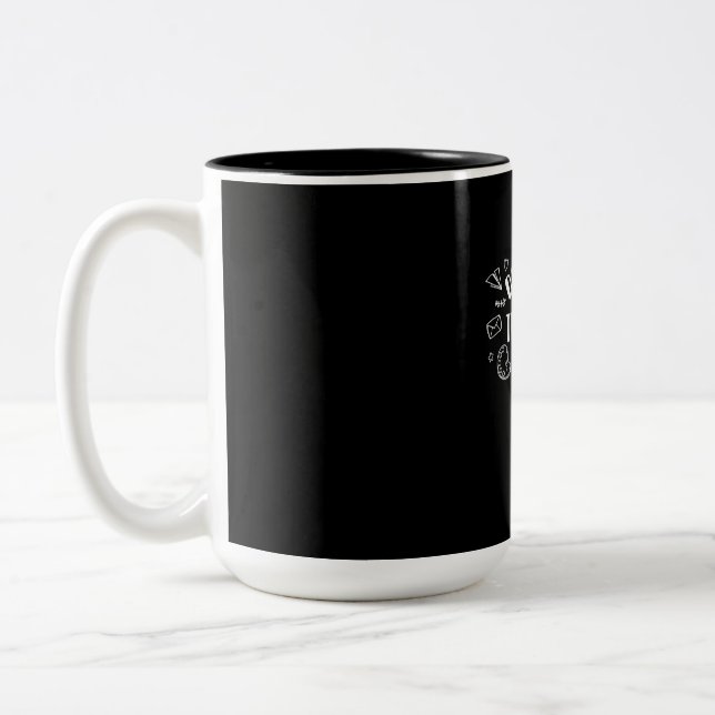 Lehrer Zweifarbige Tasse (Links)